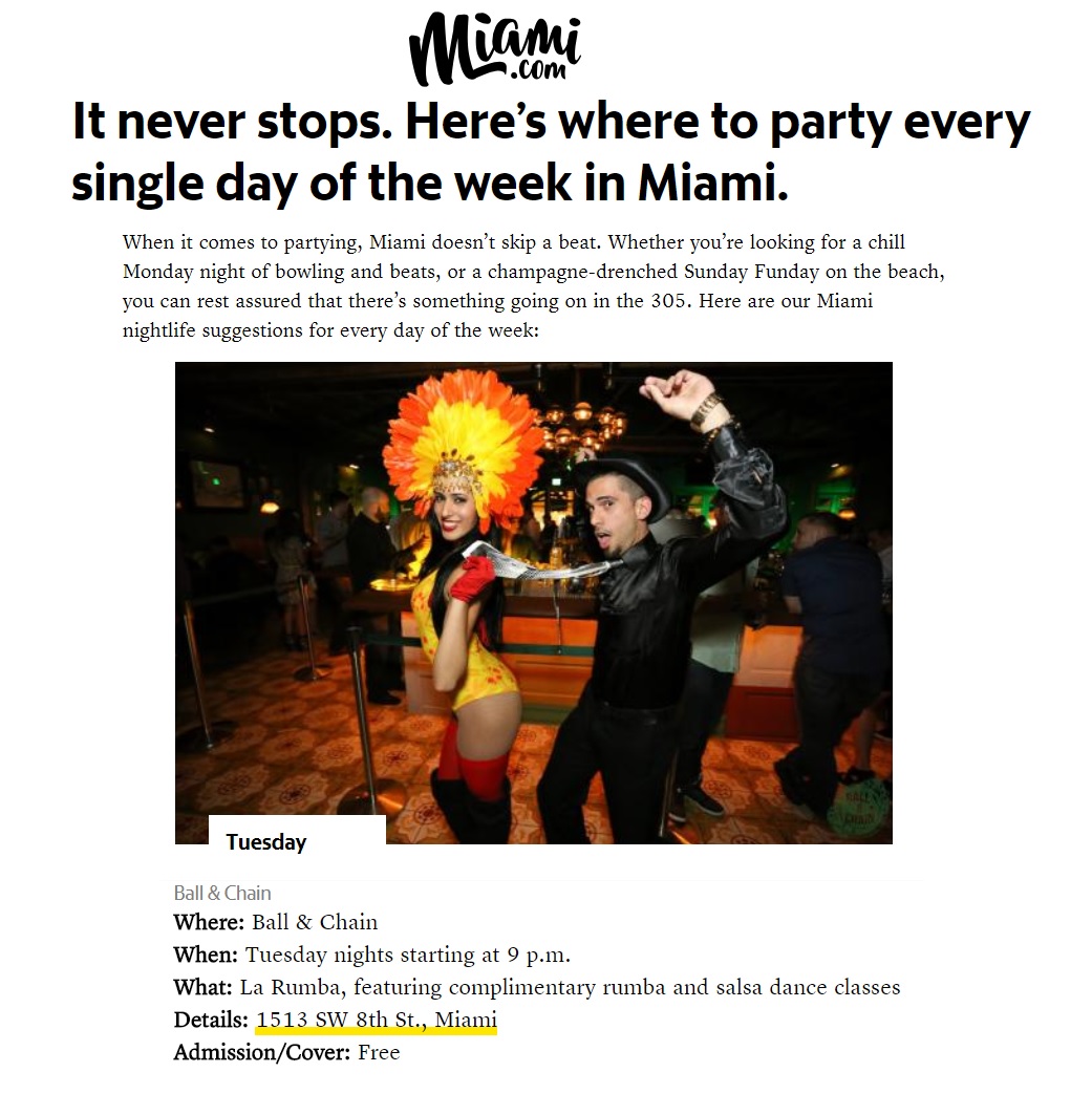 Miami.Com Party Every Single Day in Miami