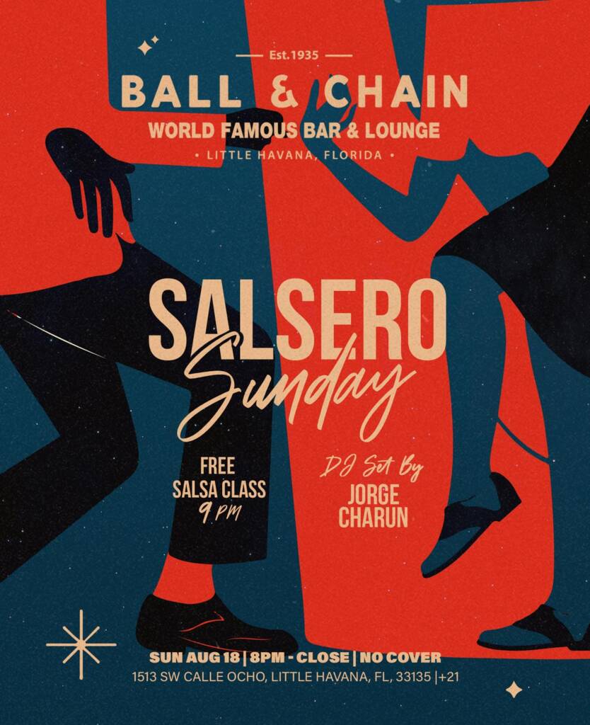 Cut out style illustration of people dancing salsa