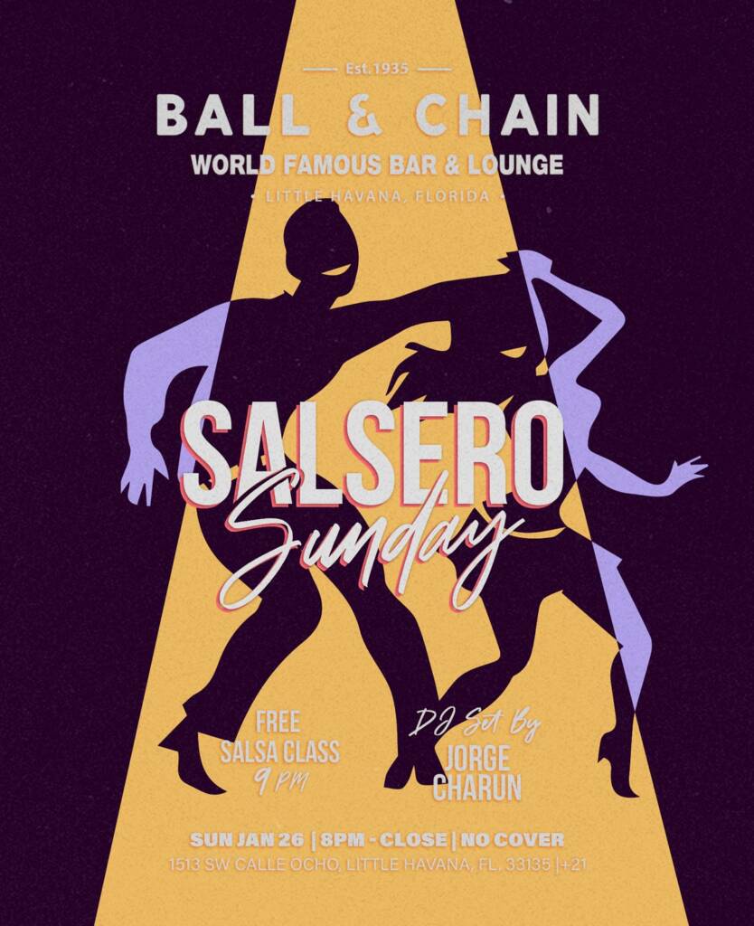 silhouette illustration of a couple dancing salsa