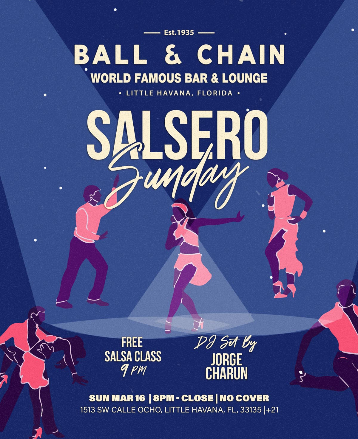 cutout illustration of people dancing to salsa music