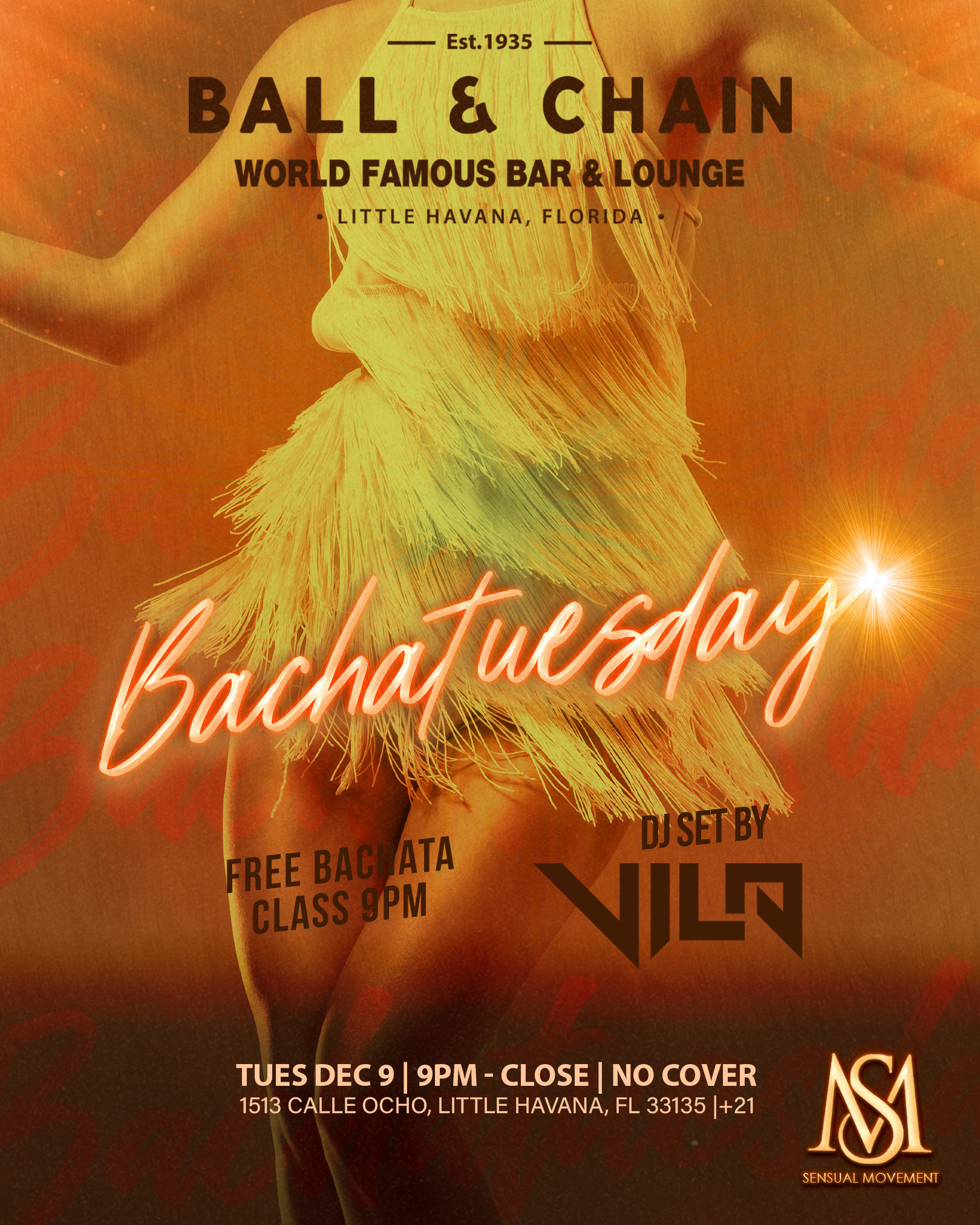 woman in s fringed dress dancing bachata