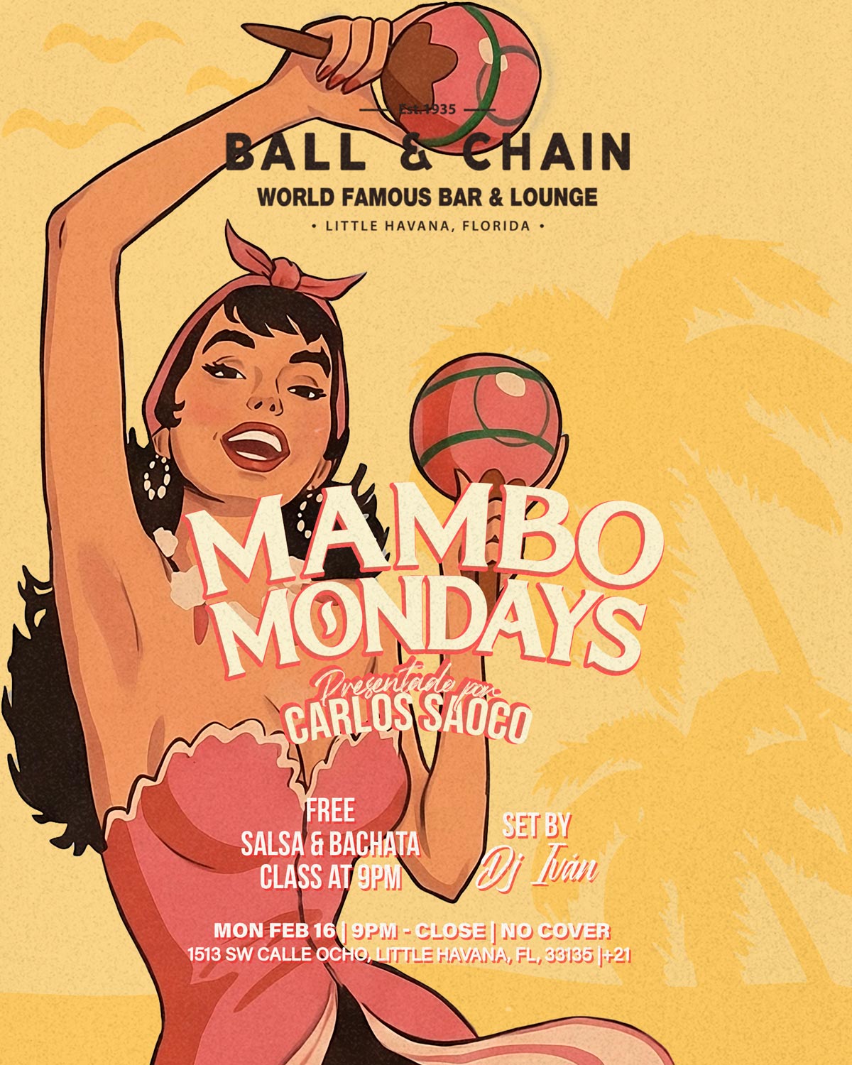 illustration of a woman in a low cut dress smiling and waving