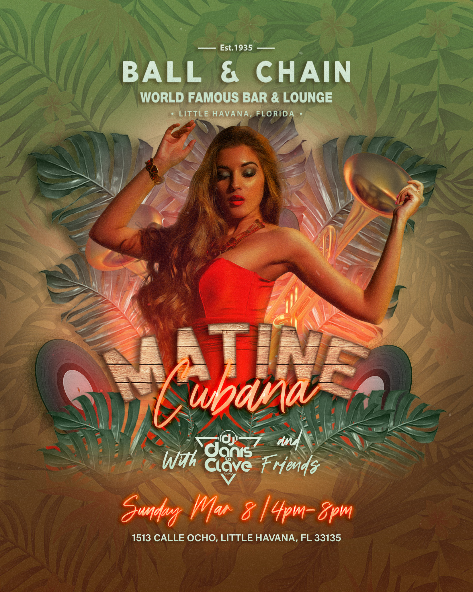 woman in a red tan top dancing