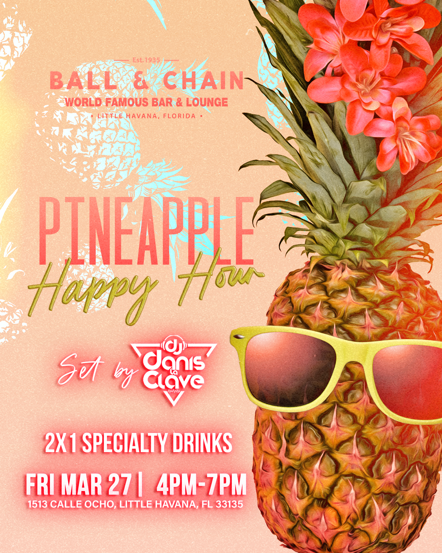 pineapple wearing sunglasses