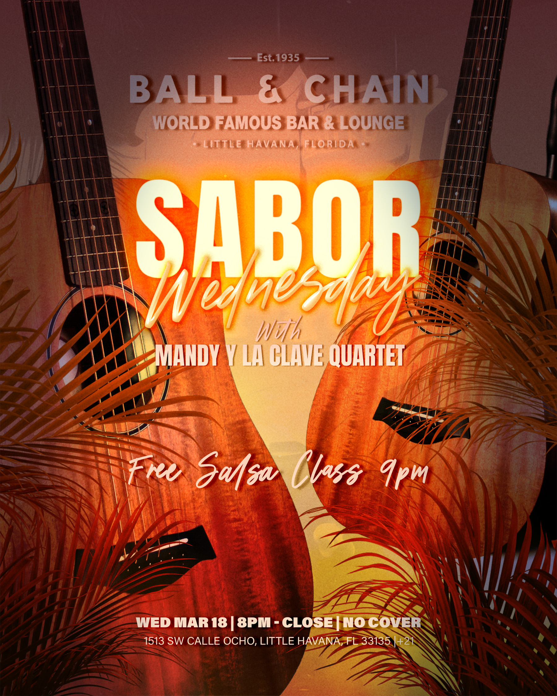 two guitars floating in space with yellow backlight