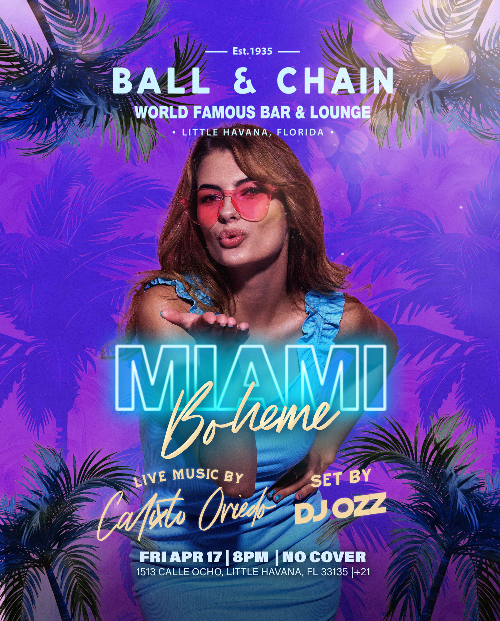 woman in sunglasses with pursed lips dancing