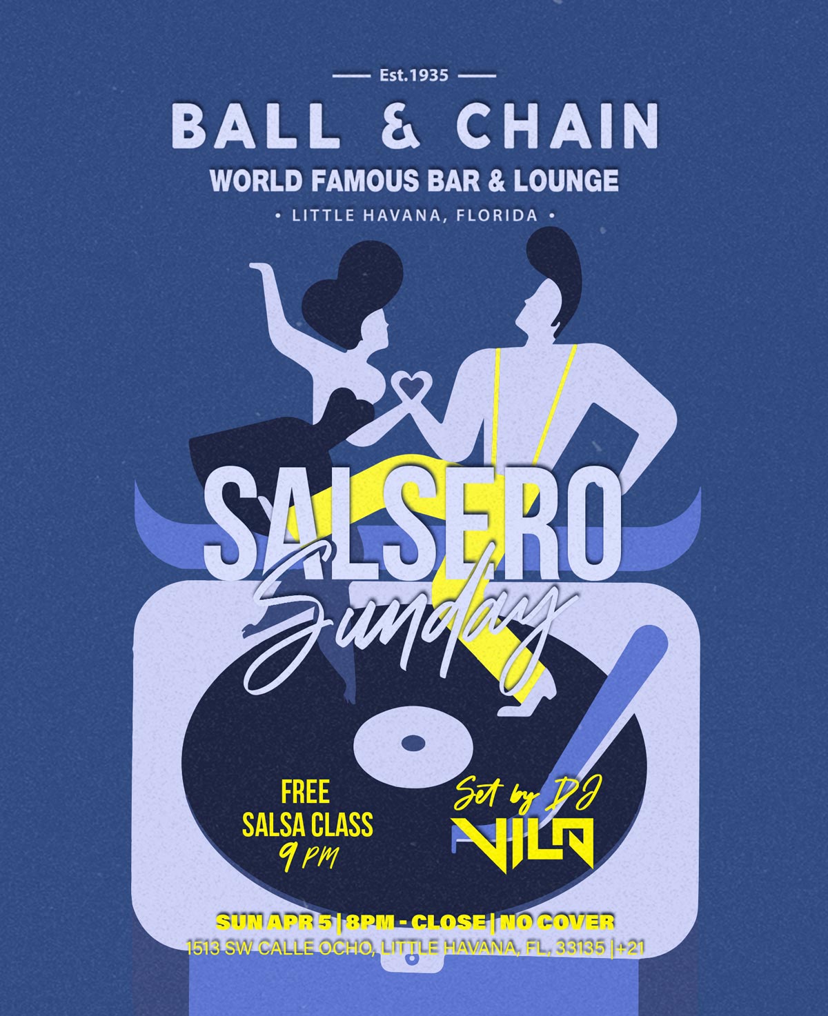 illustration of a couple dancing on a record player