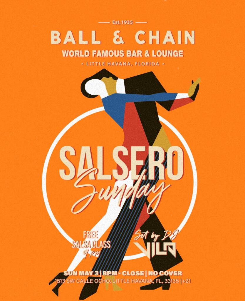 illustration of a well-dressed couple dancing salsa
