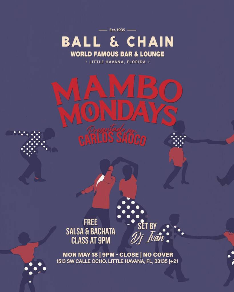 Illustration of 1950's style dressed Mambo dancers