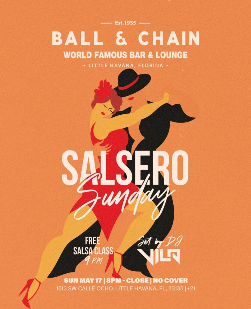illustration of a well-dressed couple dancing salsa