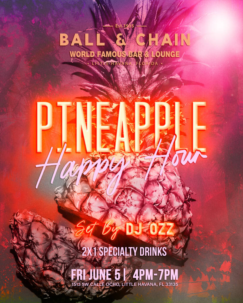 pink-hued pineapple backlit