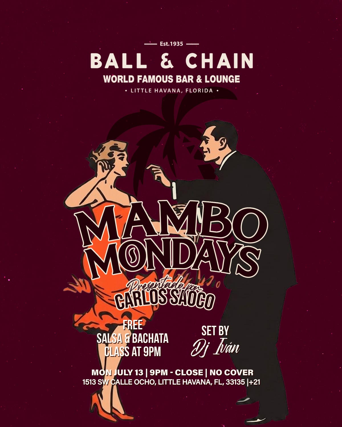 illustration of a couple dancing mambo