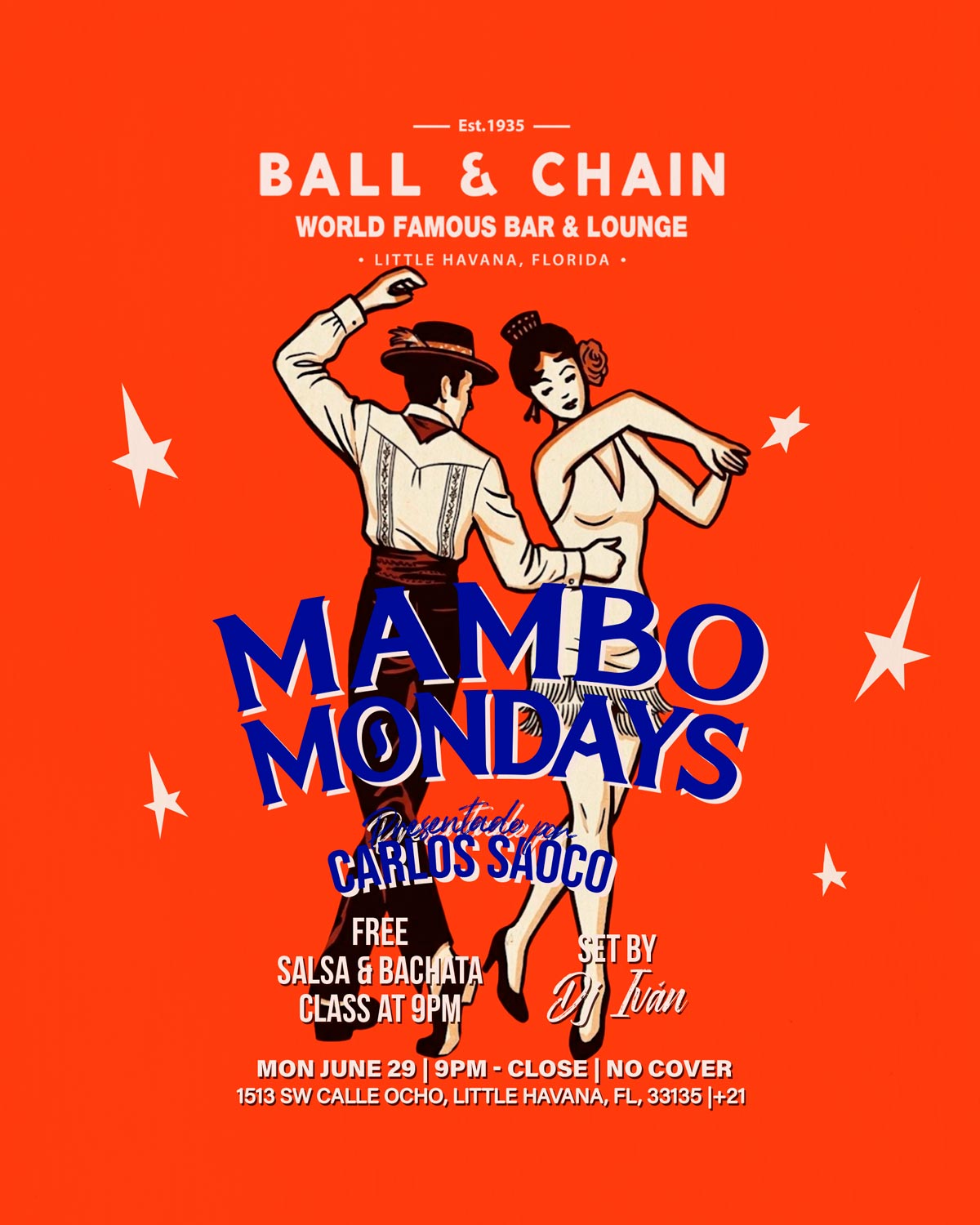 Mambo Mondays at Ball & Chain Dancing