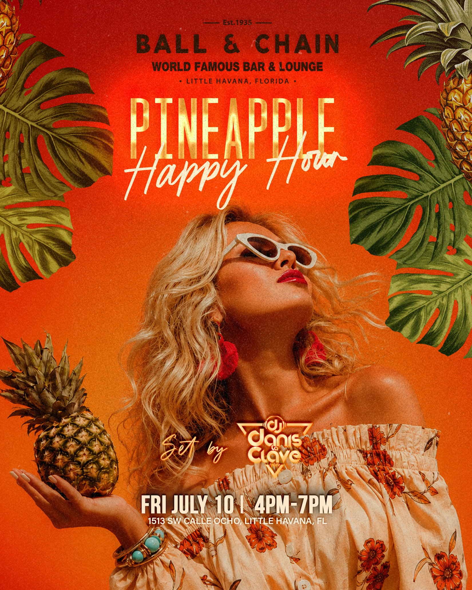 blonde woman with sunglasses looking at the sky