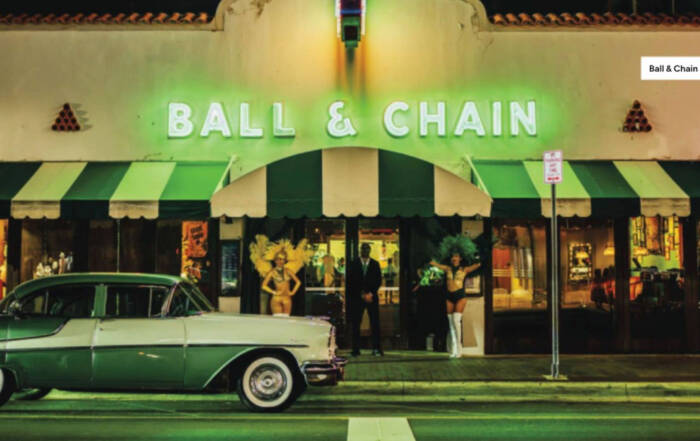 Image from the Best Bars in America issue of Esquire featuring Ball & Chain