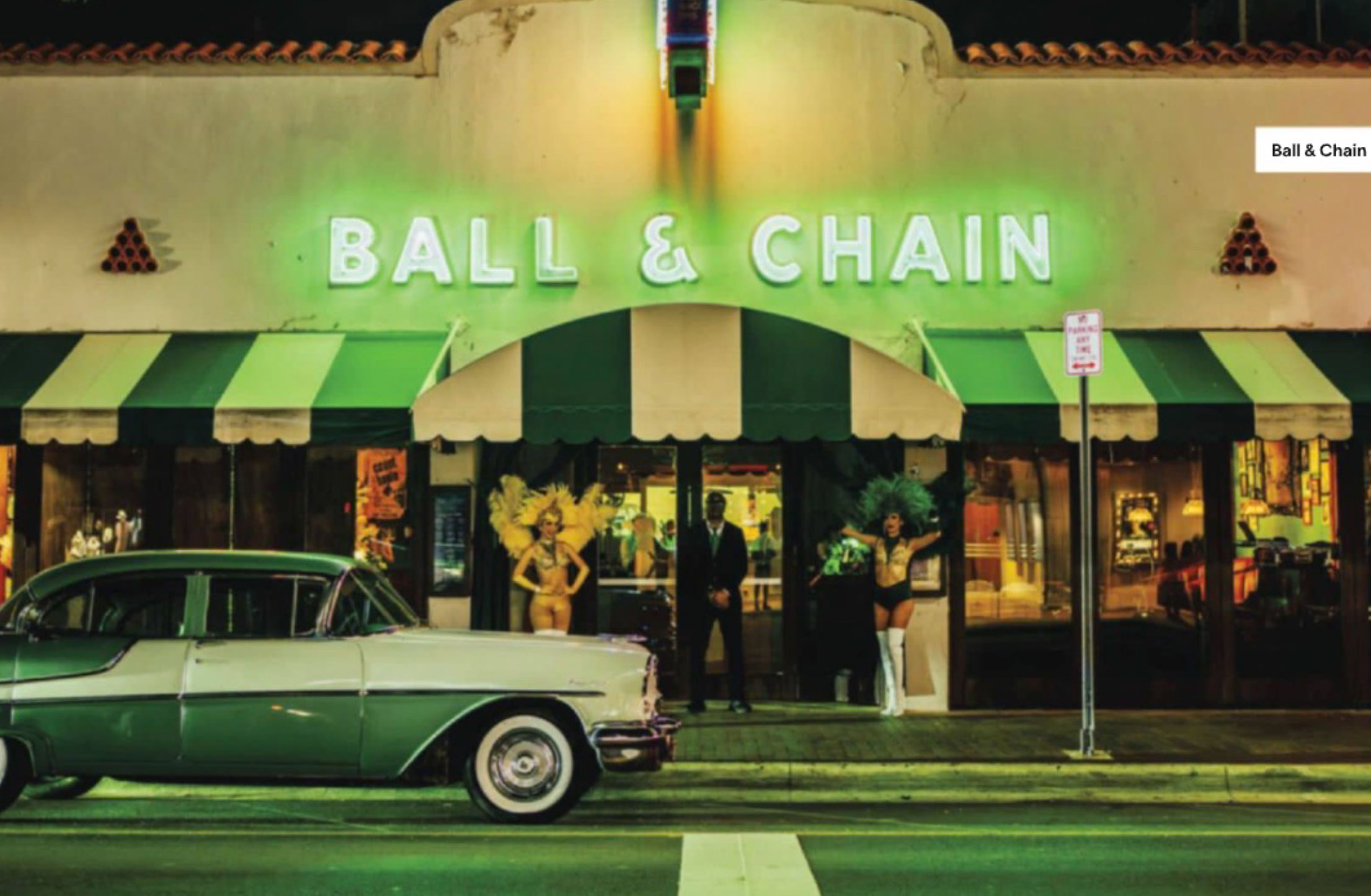 Image from the Best Bars in America issue of Esquire featuring Ball & Chain
