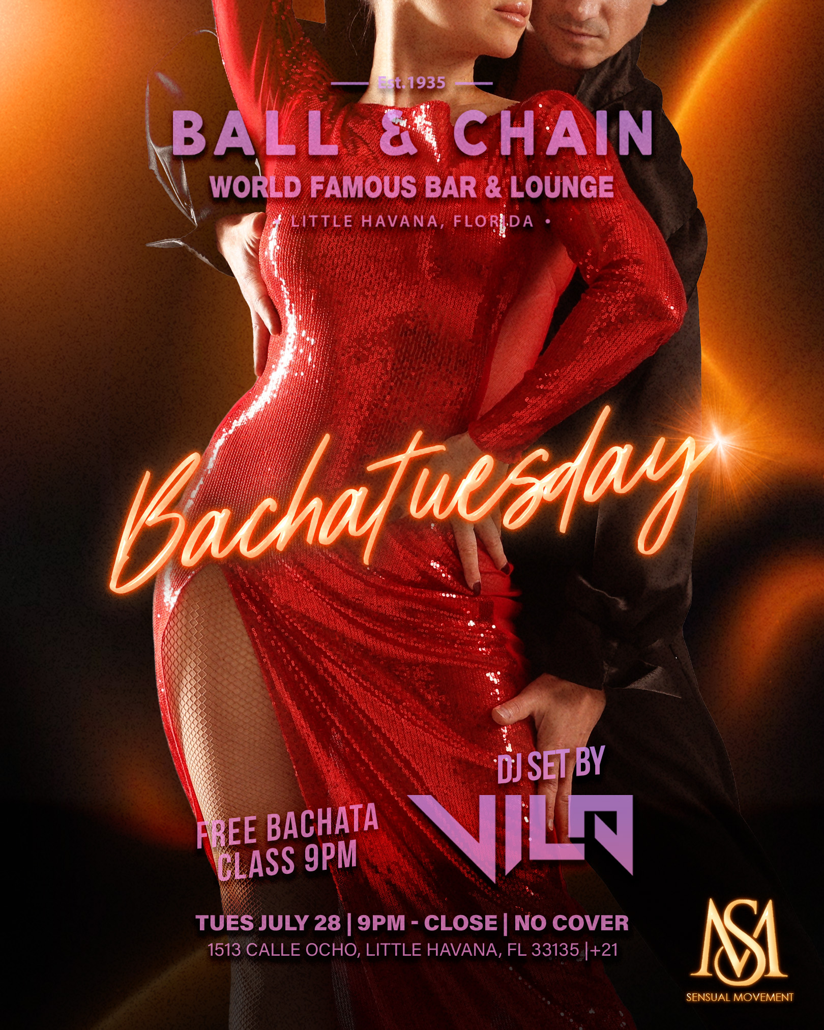 woman in a red dress dancing Bachata