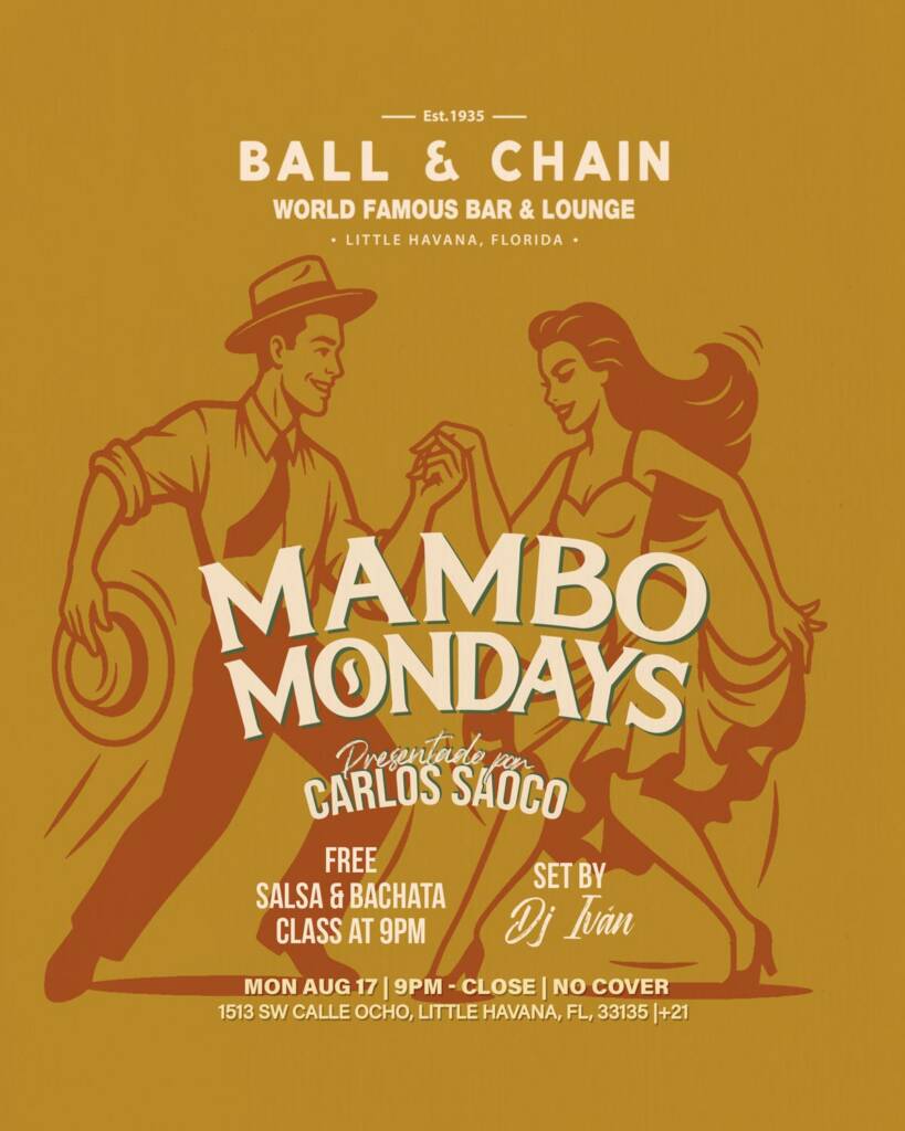 illustration of a couple dancing mambo