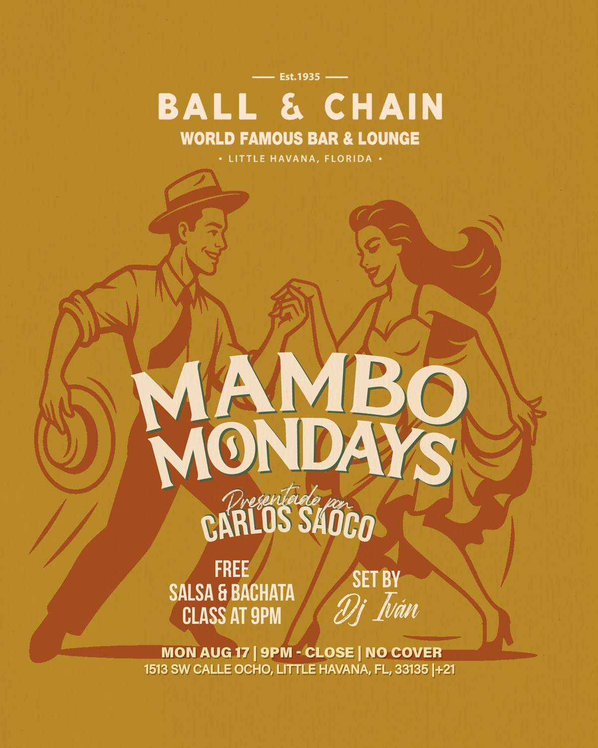 illustration of a couple dancing mambo
