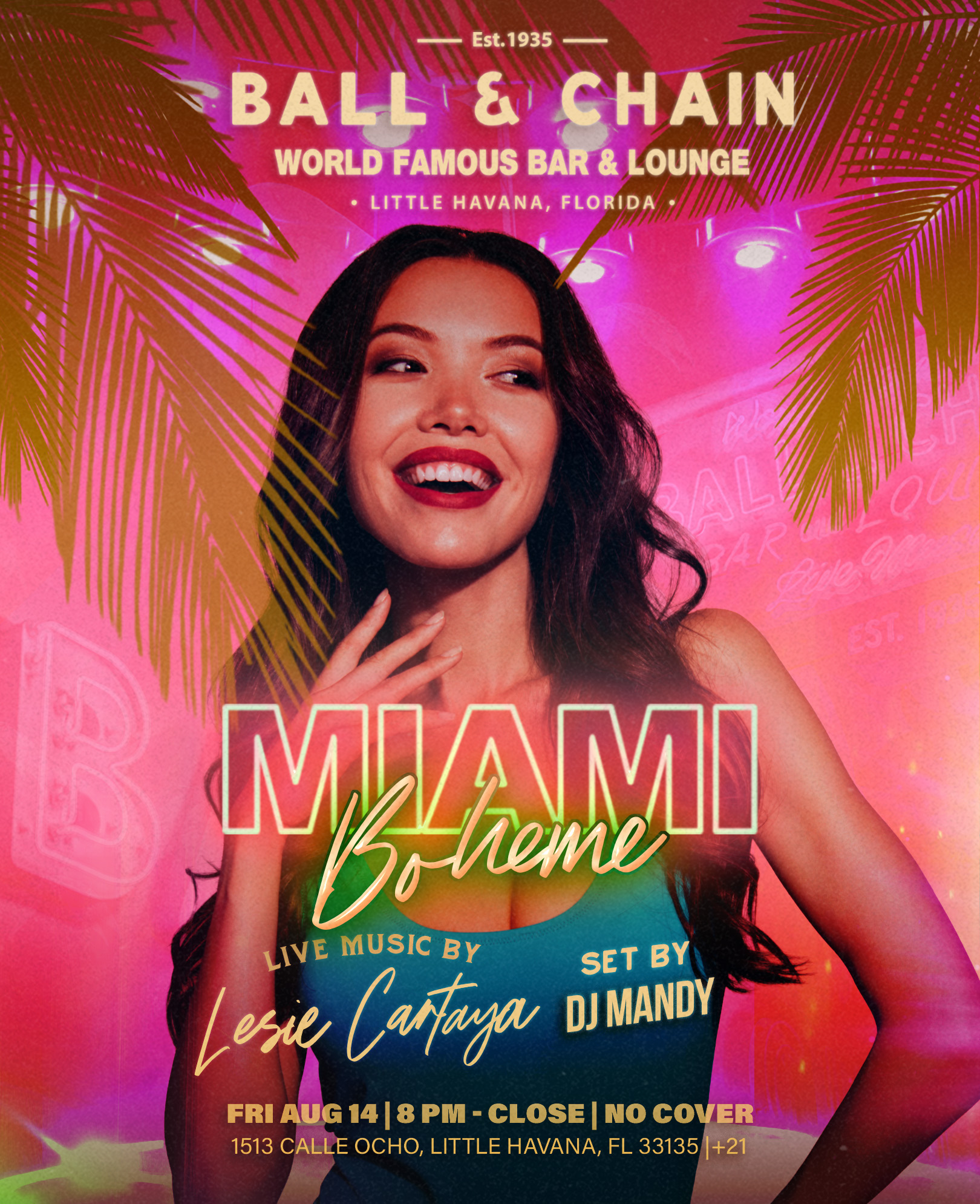 smiling woman dancing in a club