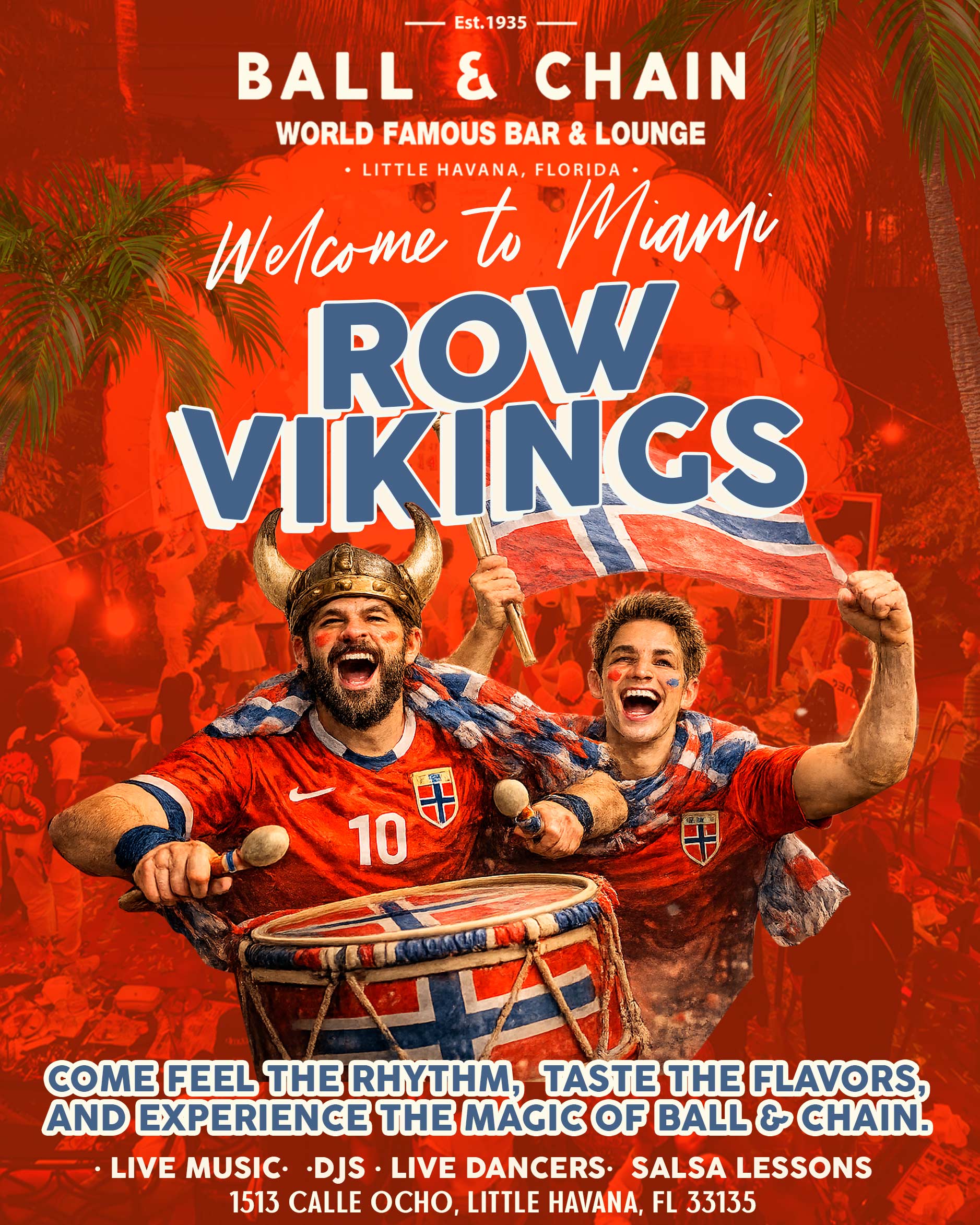 Norway vs. England match watch party at ball and chain