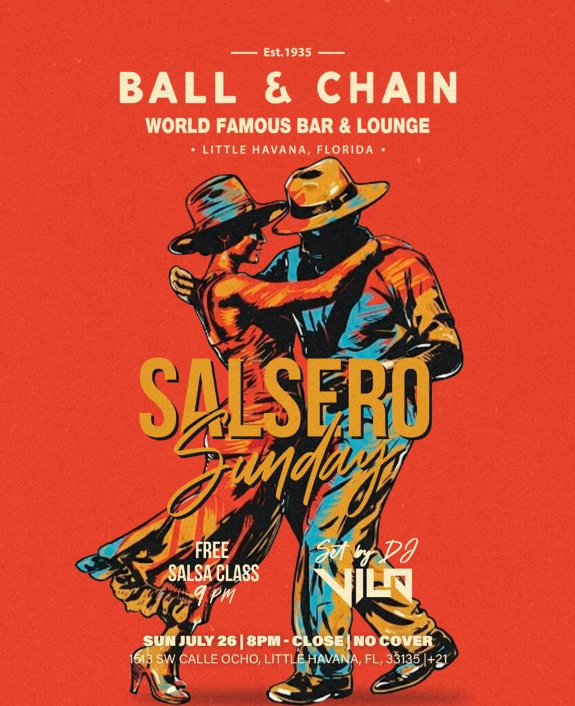 illustration of a couple in fedoras dancing salsa