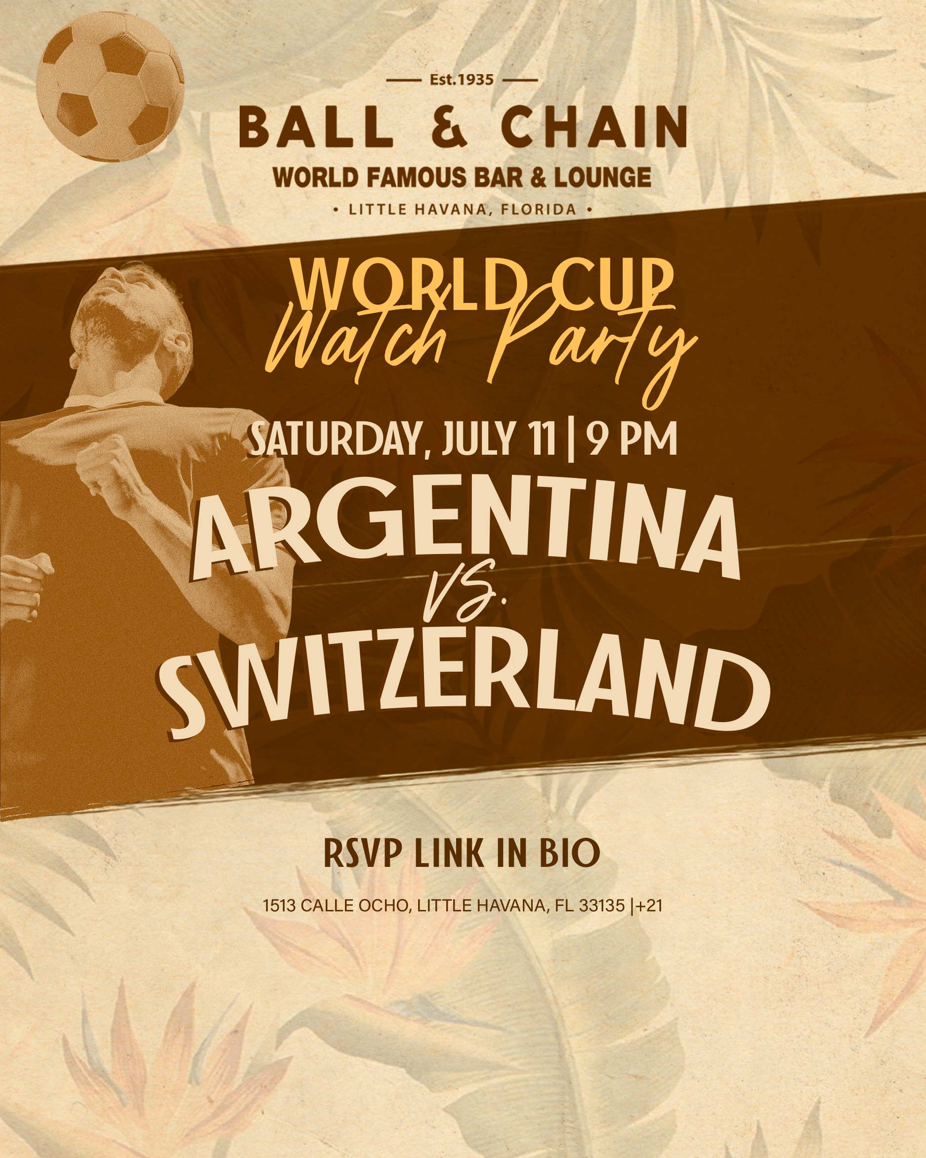 Argentina vs. Switzerland at Ball & Chain