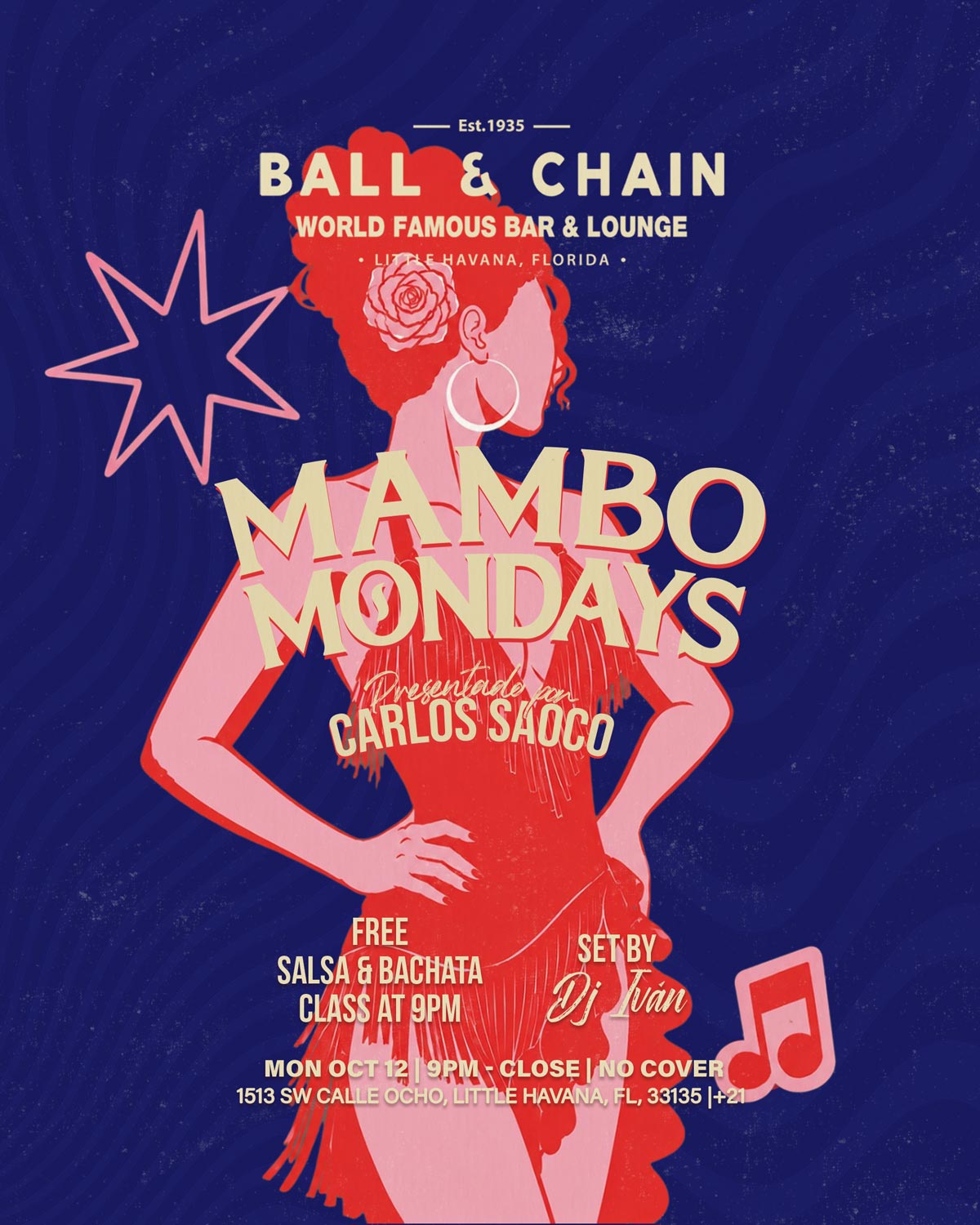 Mambo Mondays at Ball & Chain in Miami